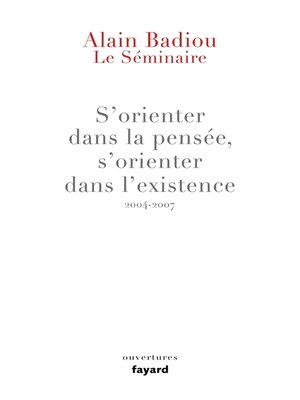 cover image of Le Séminaire